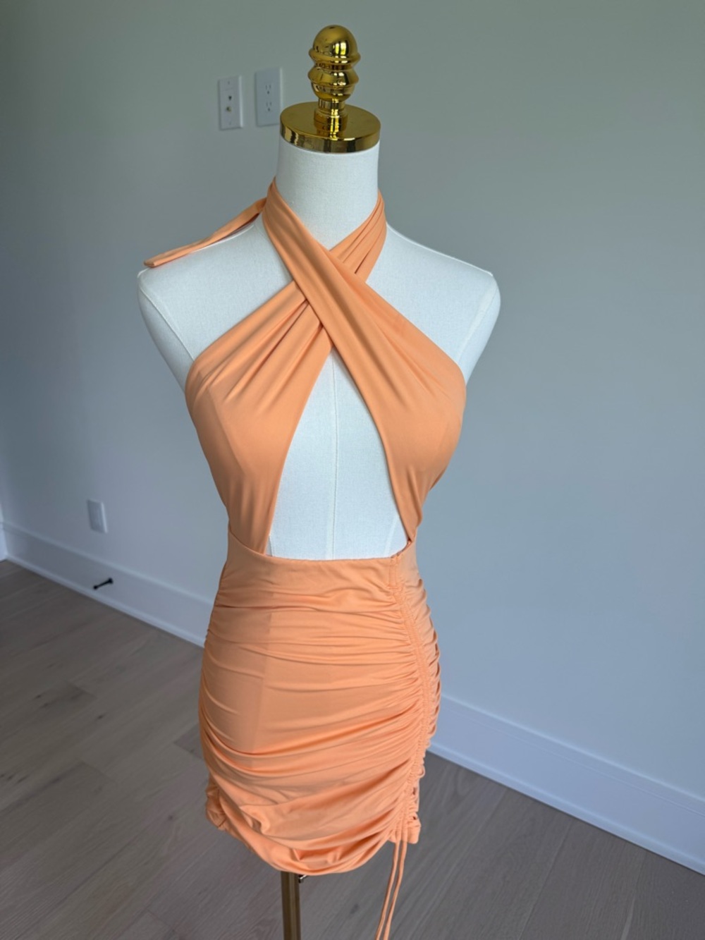 NWT Baby Boo Fashion Margarita Mini Dress - Tangerine (Small)